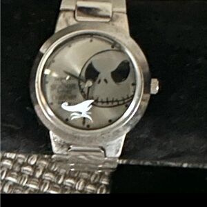 Vintage Nightmare Before Christmas Silver Watch